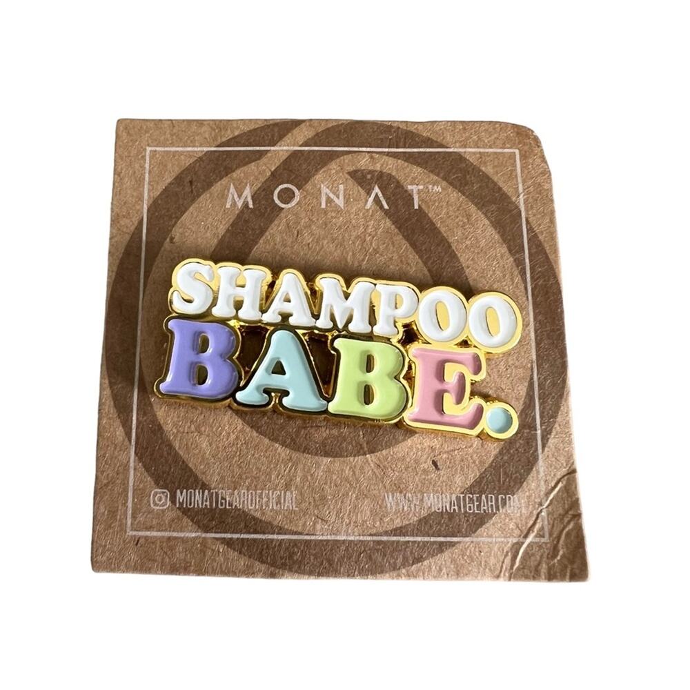 Monat Shampoo Babe Enamel Pin